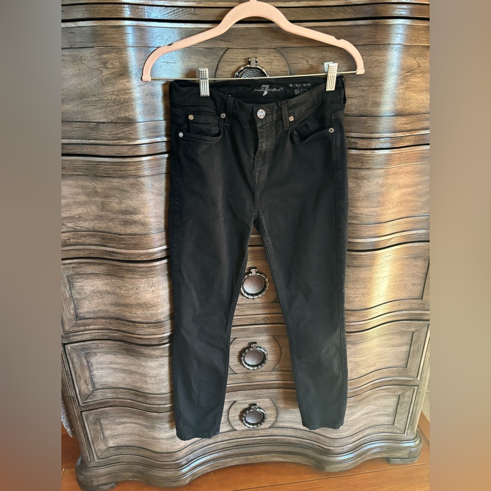 7 For All Mankind Women’s Skinny Jeans - Black